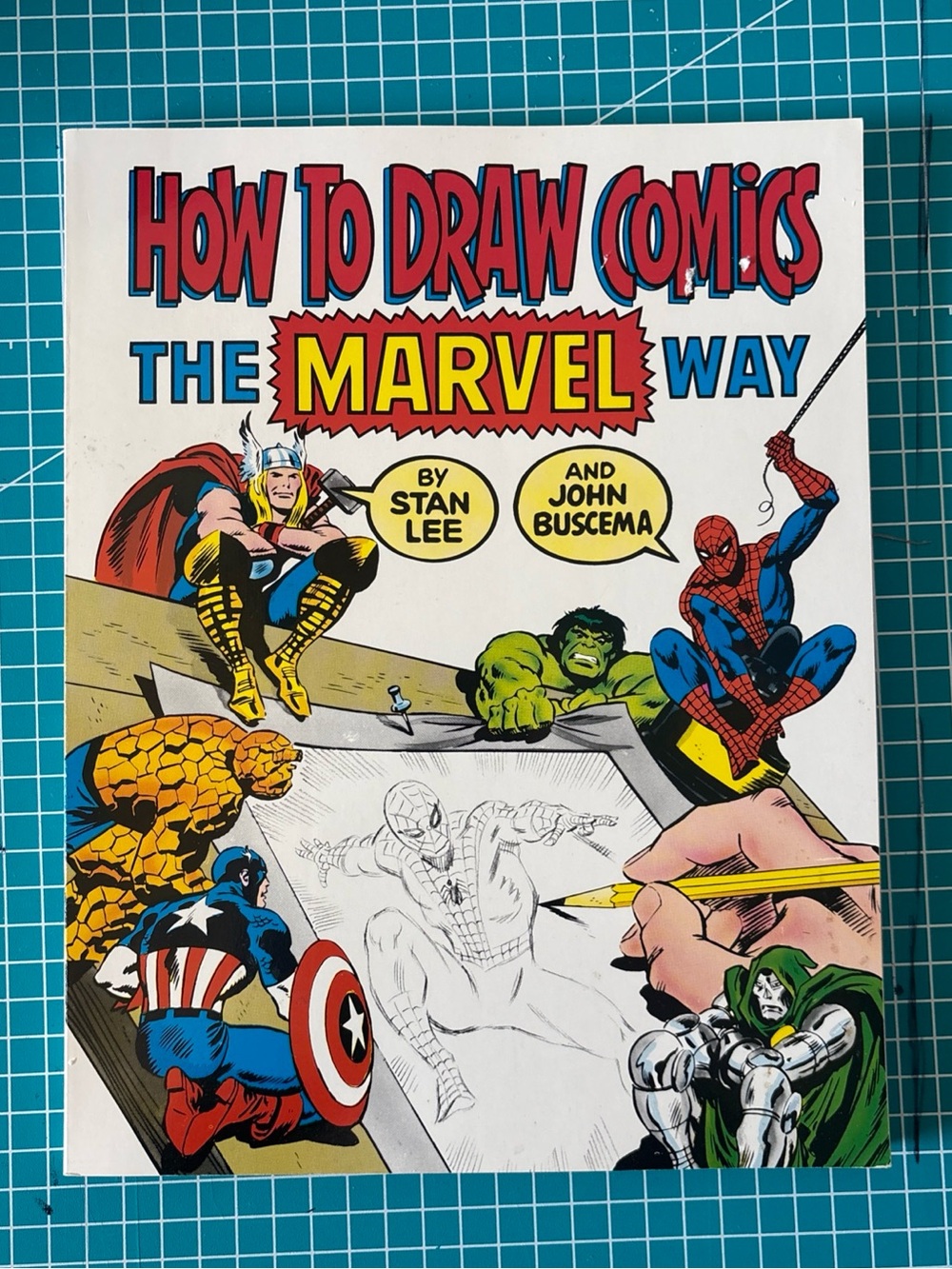 How to Draw Comics the Marvel Way Stan Lee John Buscema Art Drawing Book